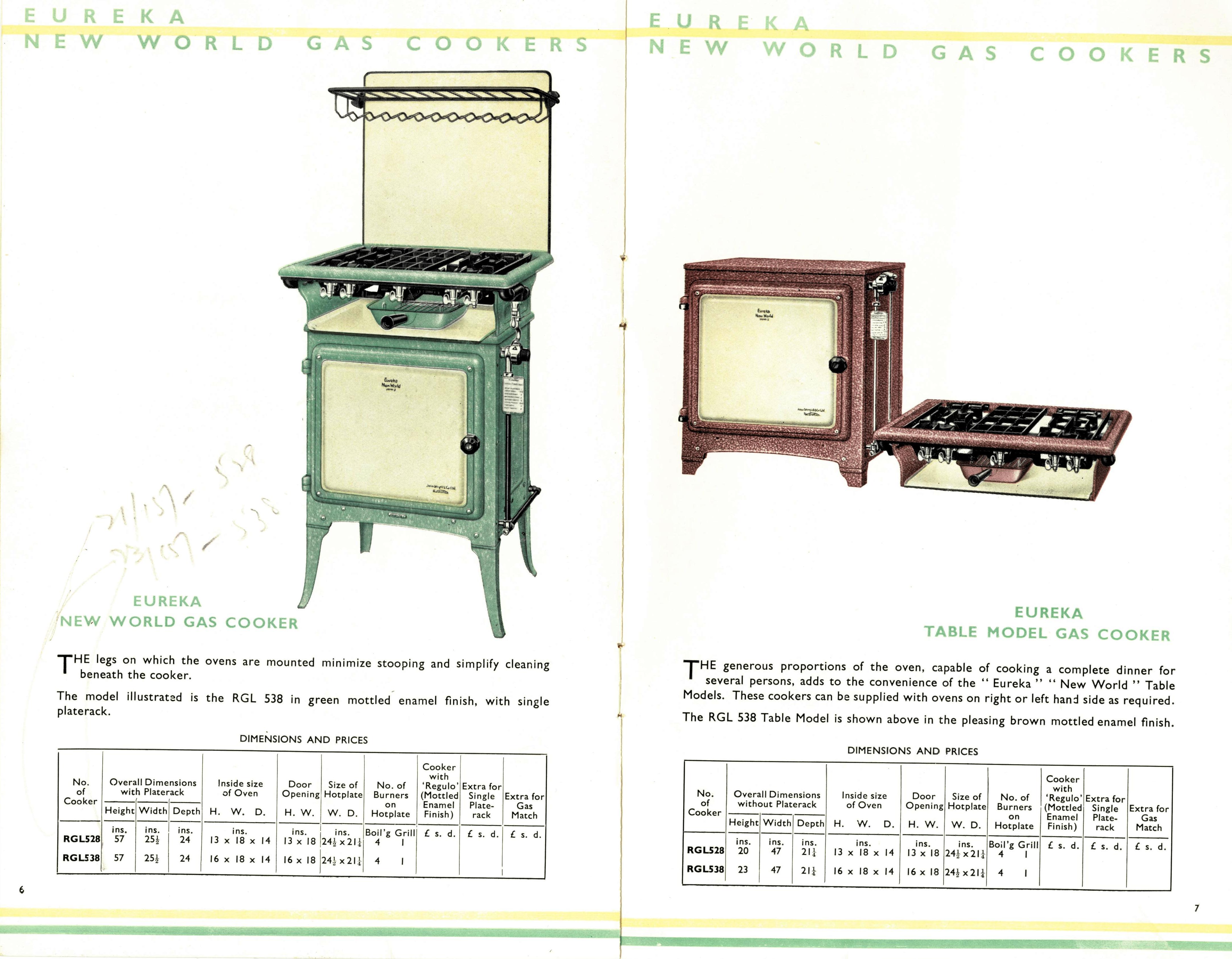 new world single gas oven