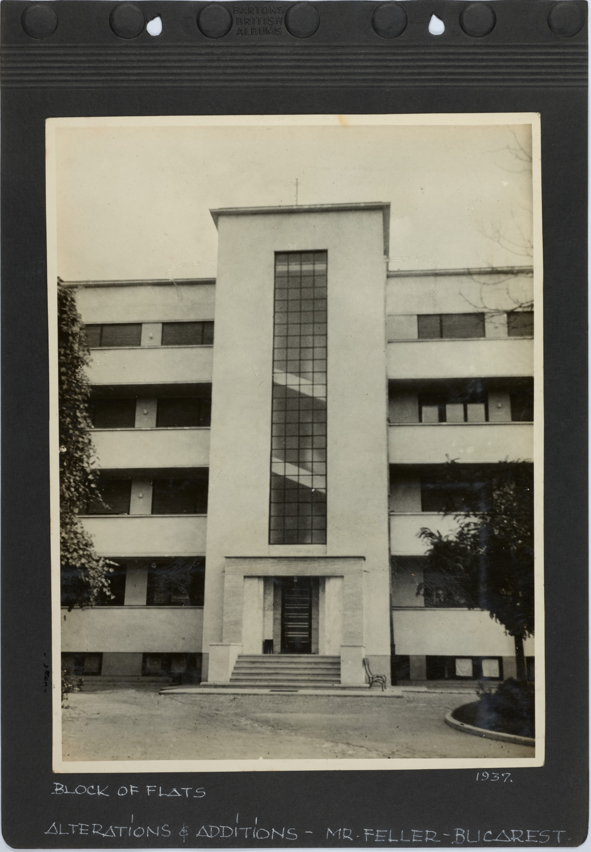 Block of flats. Alterations & additions - Mr Feller - Bucarest, 1937